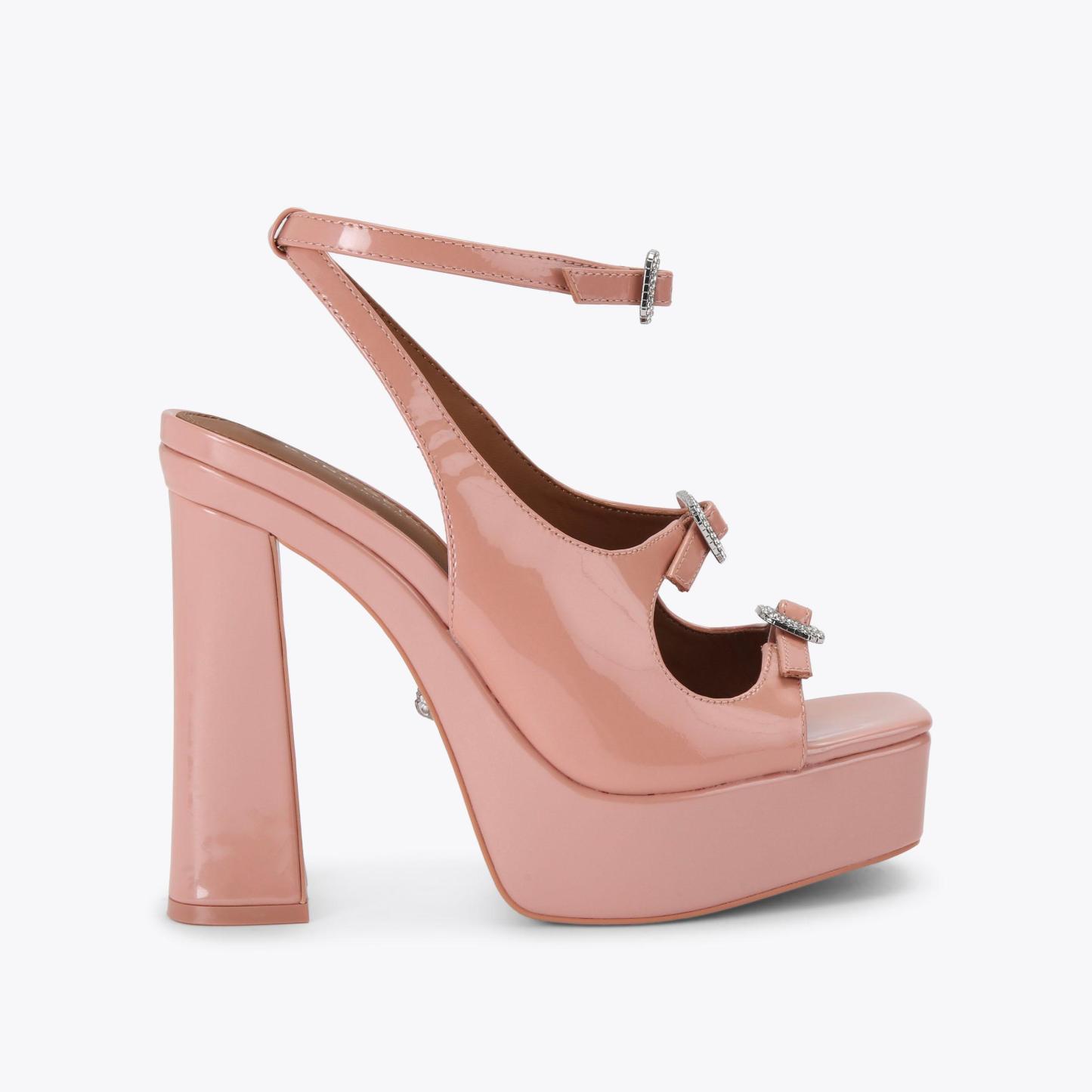 Kurt Geiger London Buckle Platform Sandal - Multi Colored
