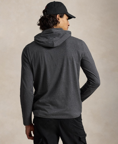 Polo Ralph Lauren Men's Hooded Jersey - Windsor Heather/C9760