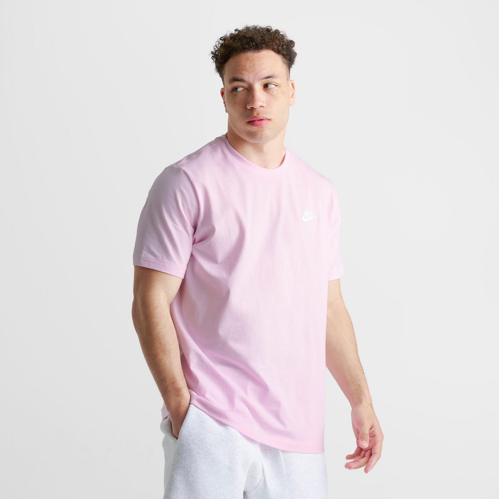 Nike Sportswear Club T-Shirt - Pink Foam/White