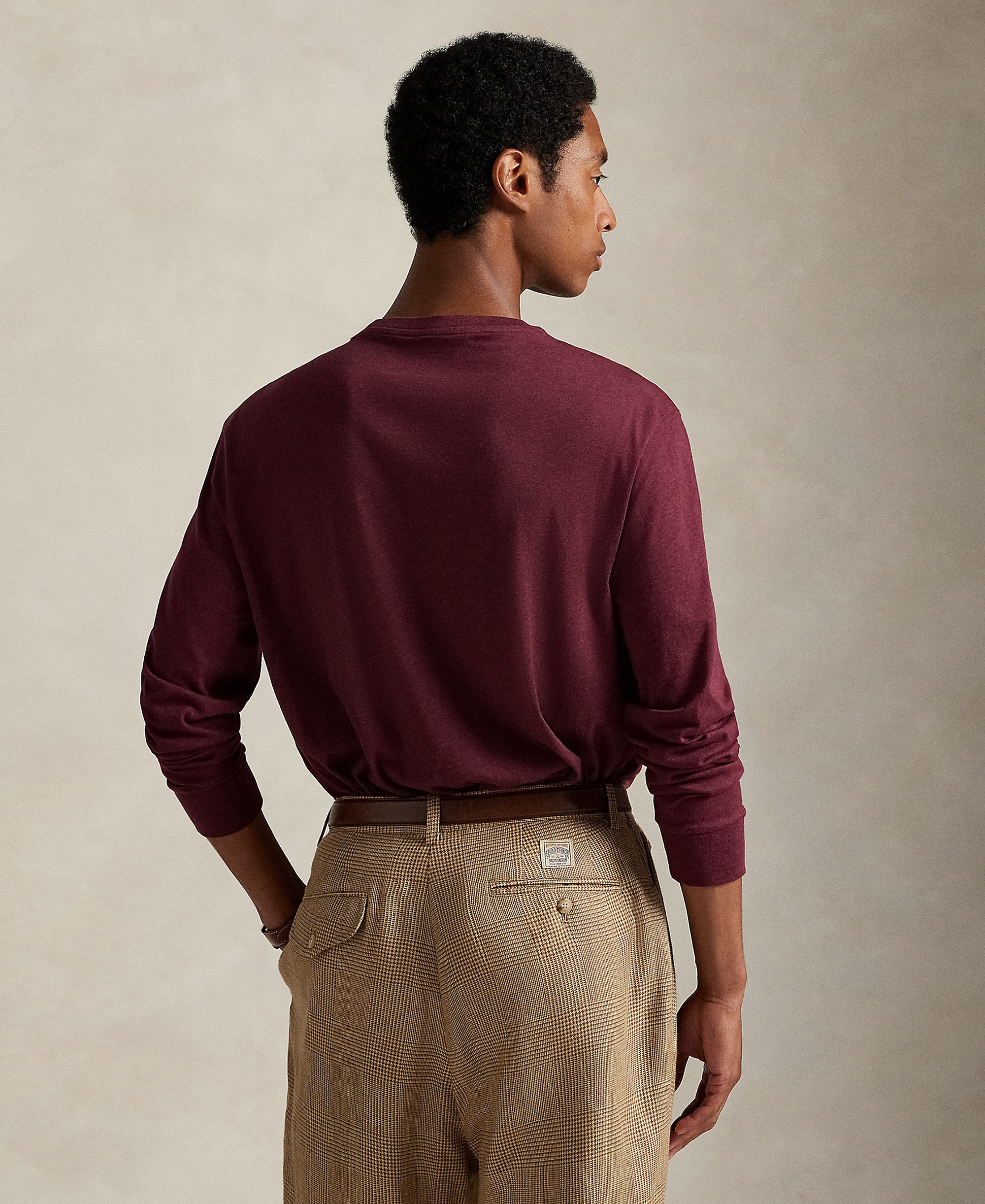 Polo Ralph Lauren Men's Classic-Fit T-Shirt - Spring Wine Heather