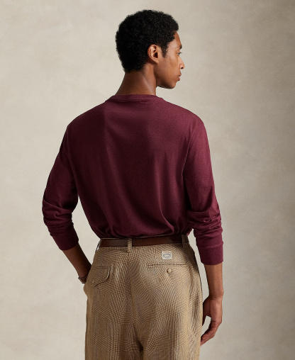 Polo Ralph Lauren Men's Classic-Fit T-Shirt - Spring Wine Heather