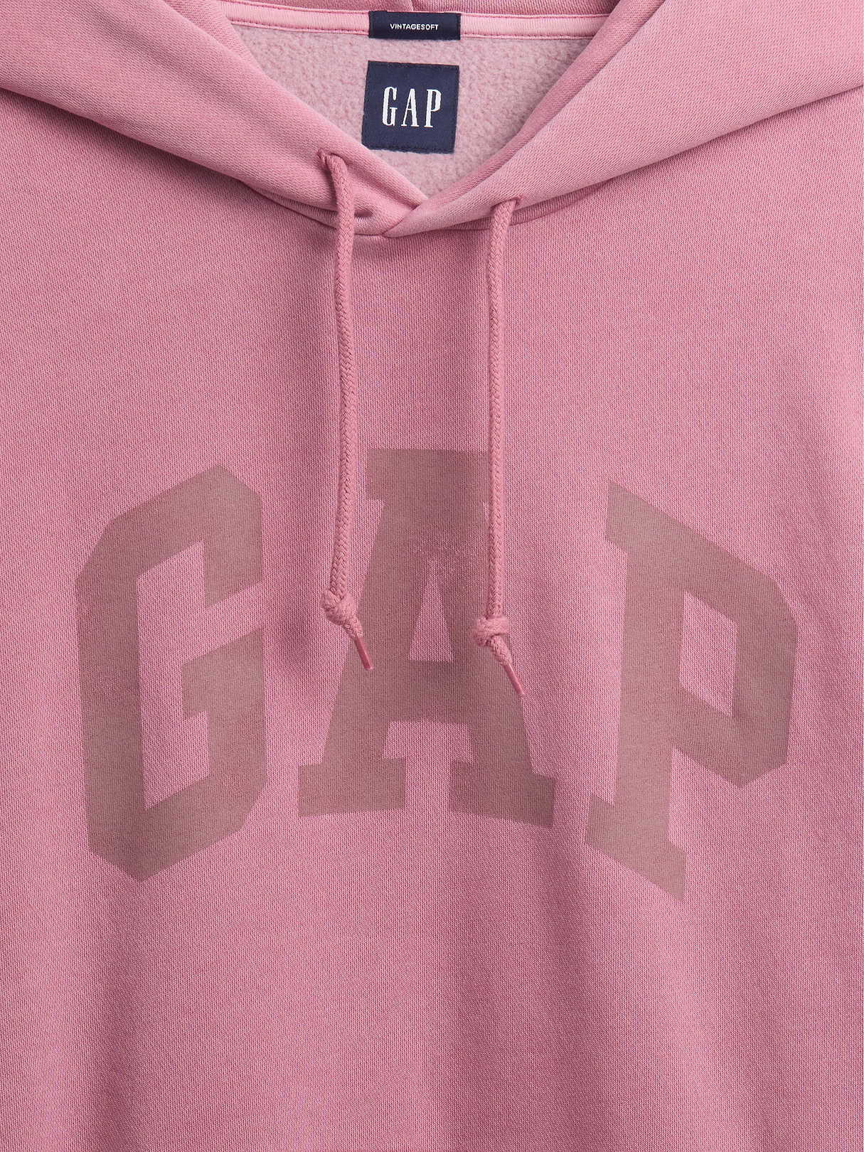 Adult VintageSoft Arch Logo Hoodie - wispy mauve
