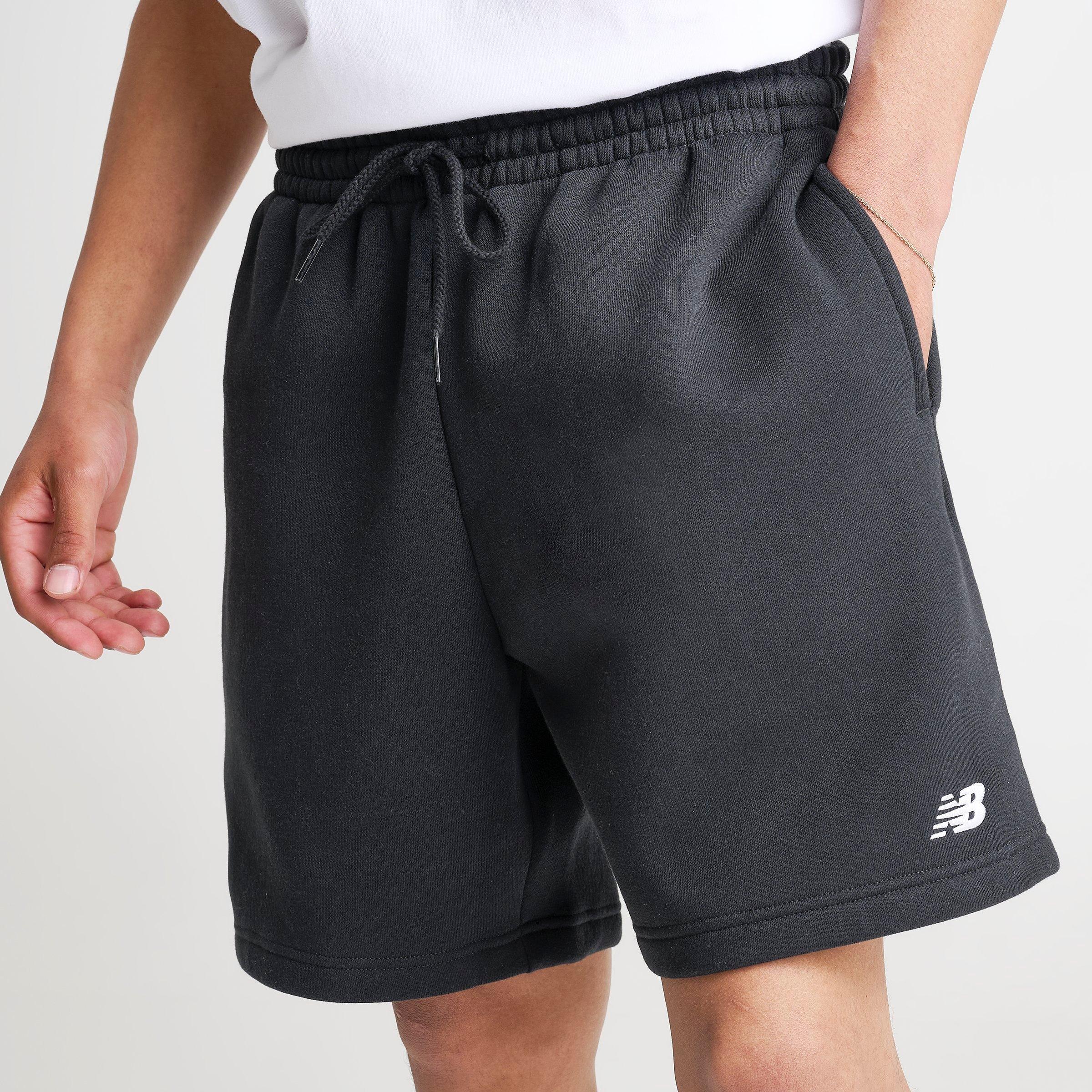 Men's New Balance Fleece Shorts - Black - view 5