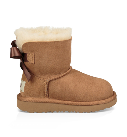 UGG Kids Mini Bailey Bow II Boots - Chestnut