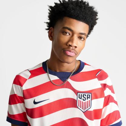 Men's Nike USA 2026 Stadium Home Dri-FIT Replica Soccer Jersey - Sail/Midnight Navy