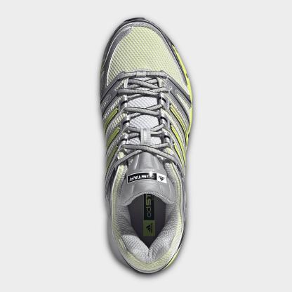 Men's adidas Adistar Control 5 Casual Shoes - Part 1 - Grey/Semi Frozen Lemon/Utility Black - Top view