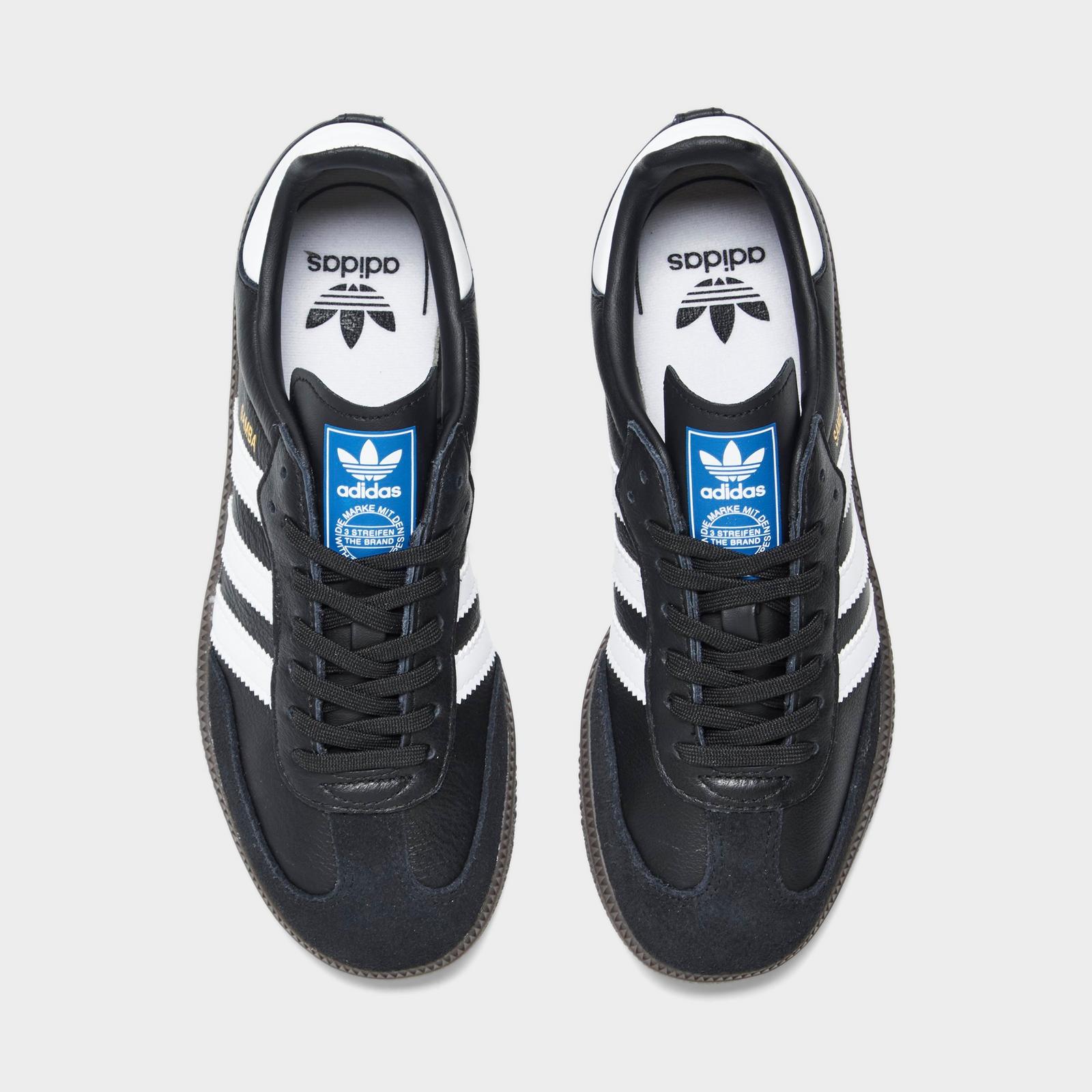 Little Kids' adidas Originals Samba OG Casual Shoes - Core Black/Footwear White/Gum 5 - view 5