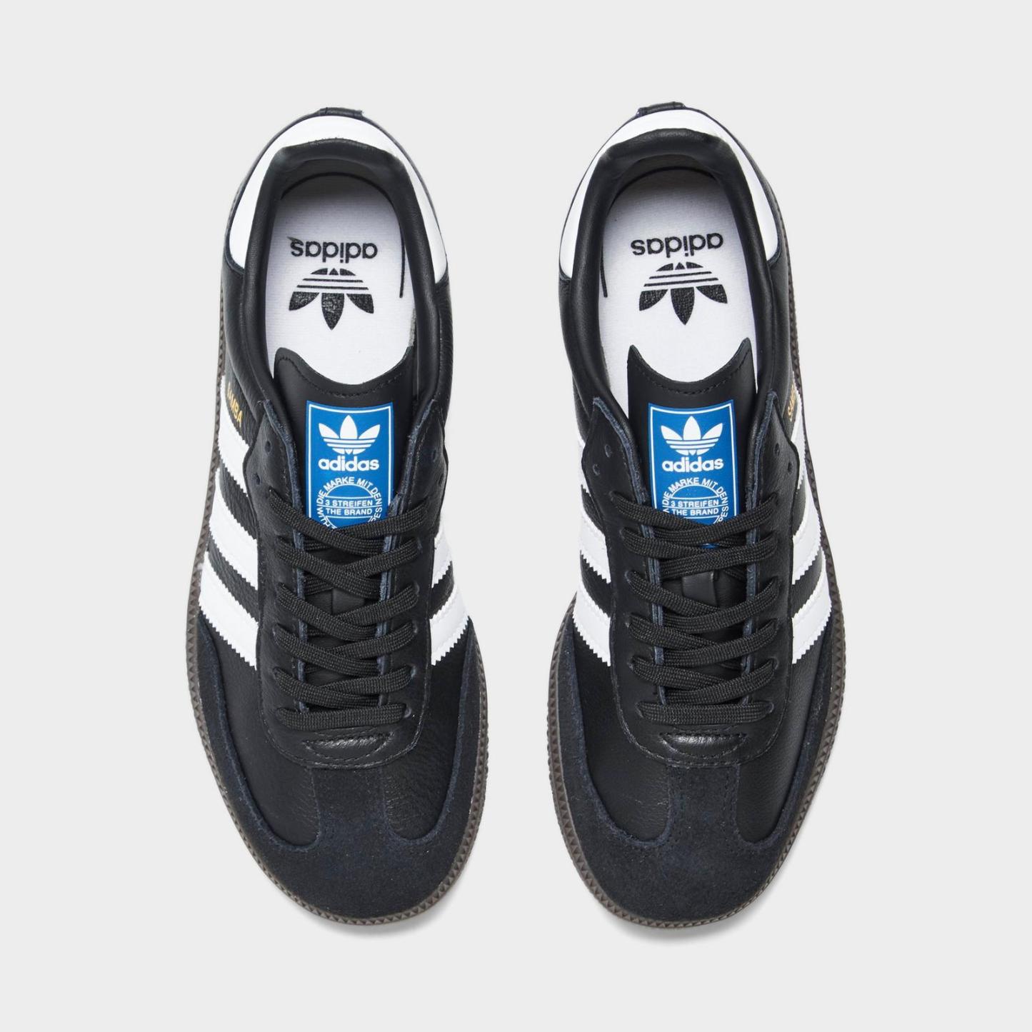 Little Kids' adidas Originals Samba OG Casual Shoes - Core Black/Footwear White/Gum 5 - view 5