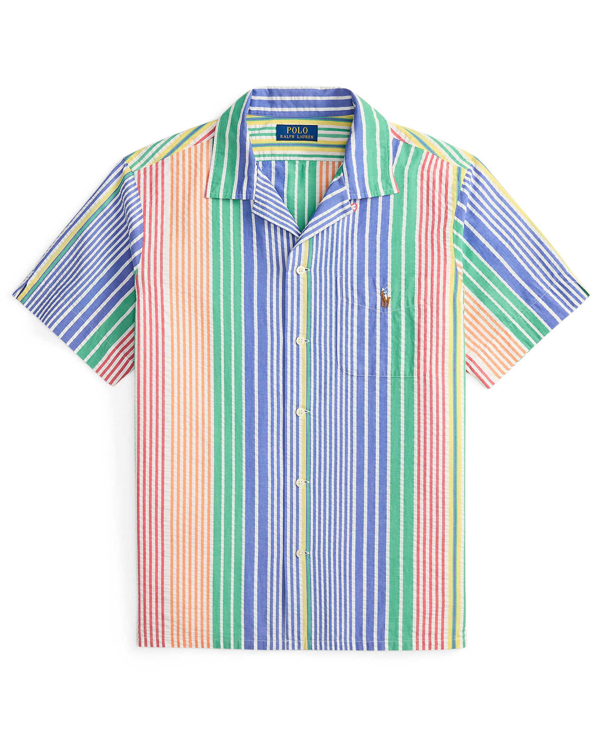 Polo Ralph Lauren Men's RL Prepster Classic-Fit Seersucker Shirt - Harbour Island Run On