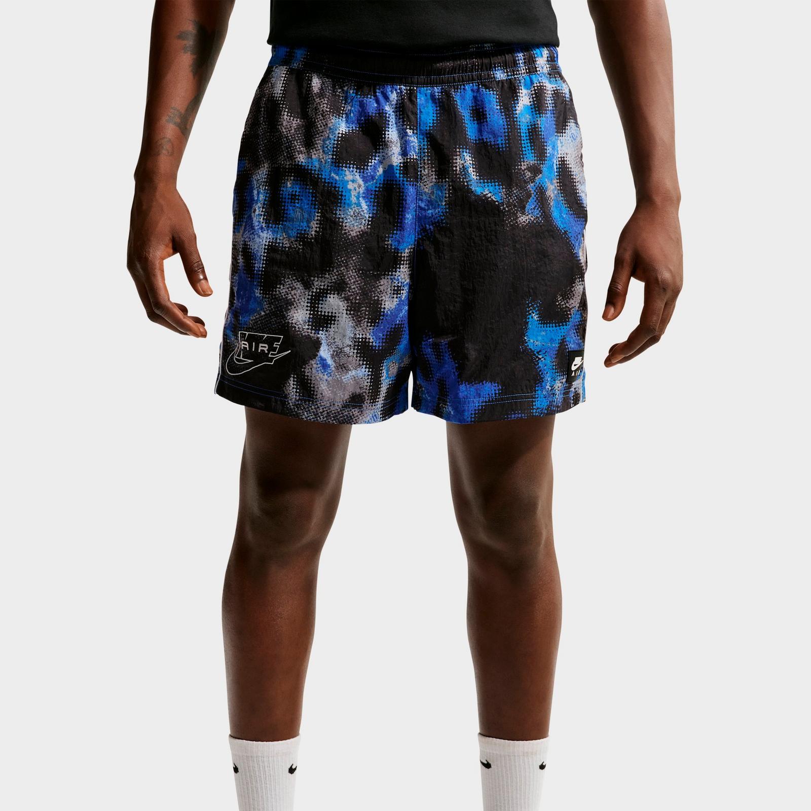 Men's Nike Air Printed Woven Shorts - Blue Crystal
