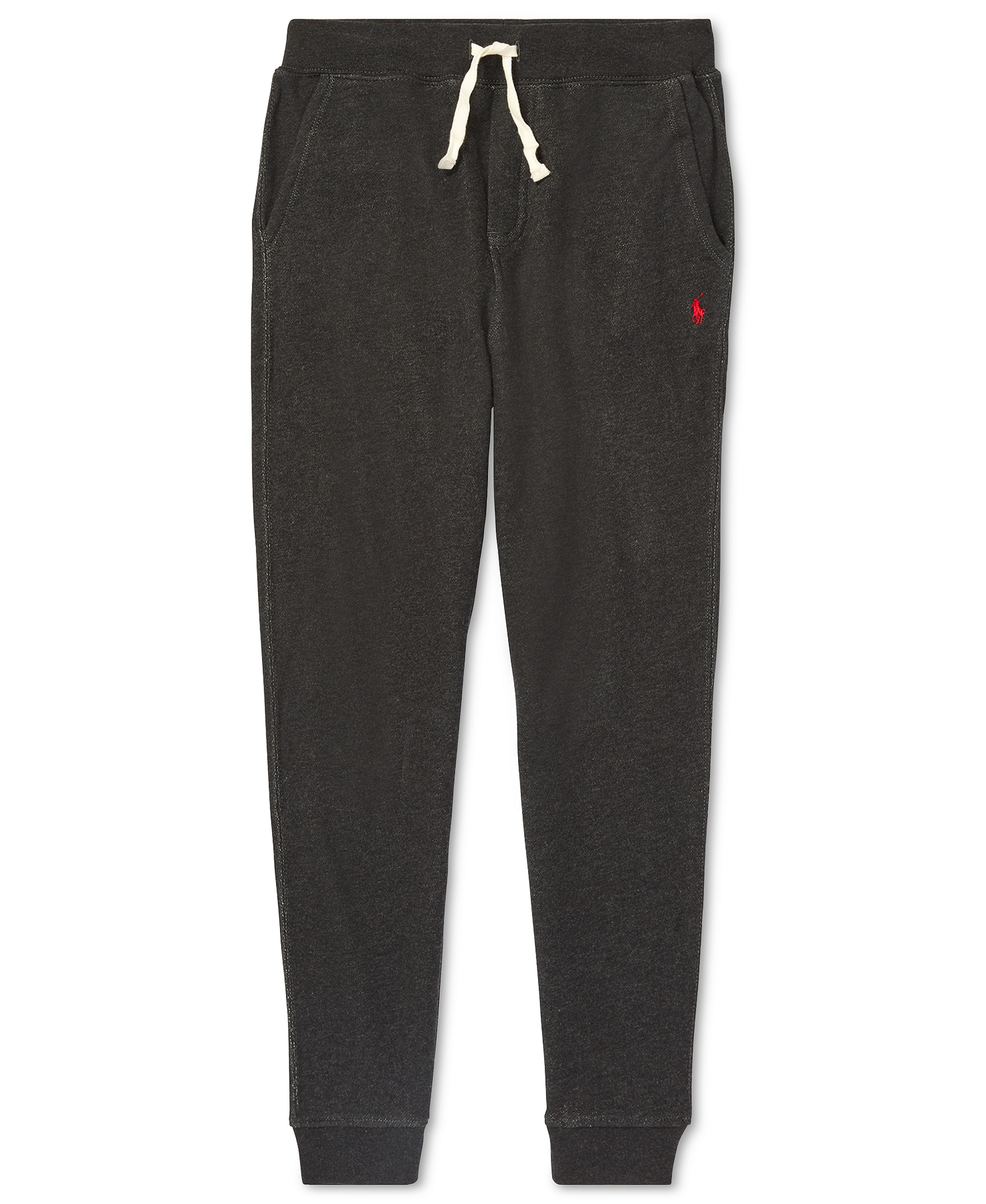 Polo Ralph Lauren Boys' 8-20 Cotton Fleece Drawstring Joggers - Avery Heather