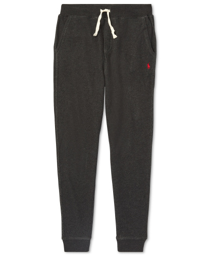 Polo Ralph Lauren Boys' 8-20 Cotton Fleece Drawstring Joggers - Avery Heather