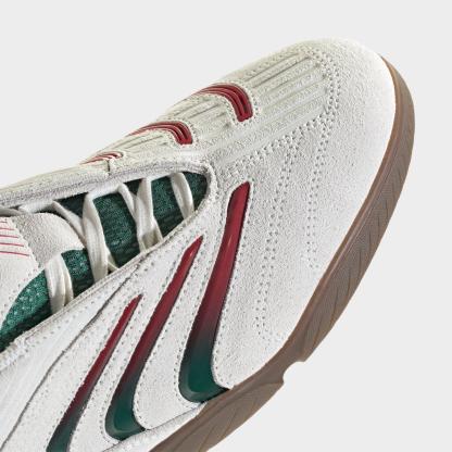 Men's adidas Predator Sala Casual Shoes - Core White/Collegiate Green/Cloud White - Detail shot