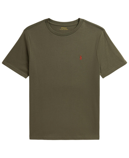Polo Ralph Lauren Boys' 8-20 Crewneck T-Shirt - CRUISE OLIVE