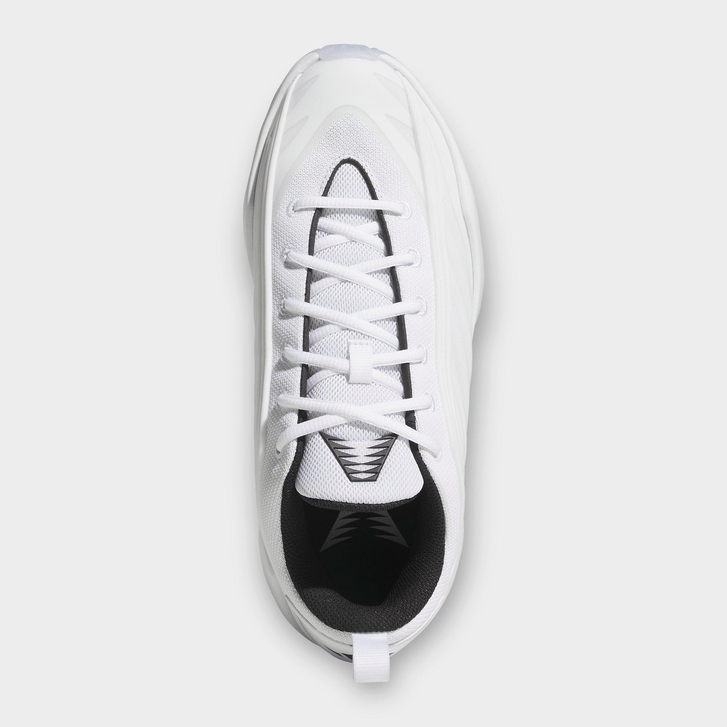 Men's adidas Believe That 1 Basketball Shoes - Cloud White/Core Black/Cloud White - Top view