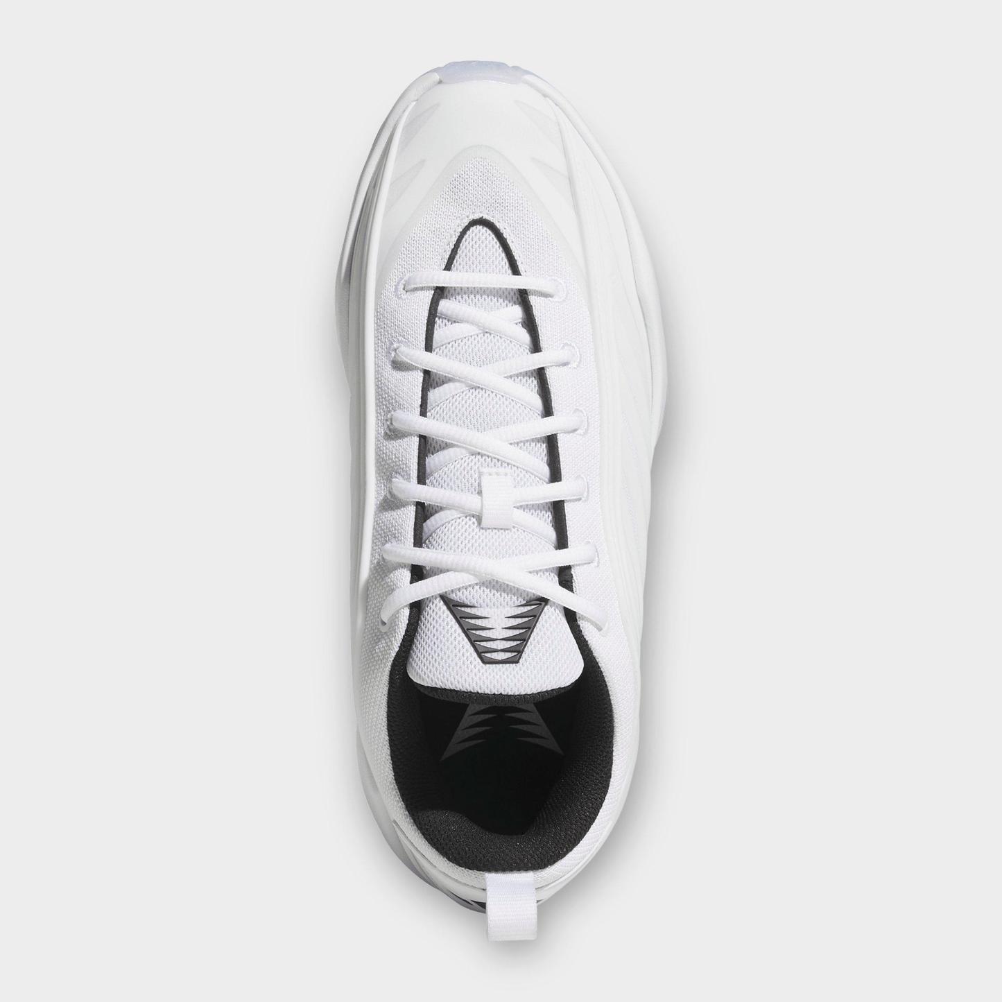 Men's adidas Believe That 1 Basketball Shoes - Cloud White/Core Black/Cloud White - Top view