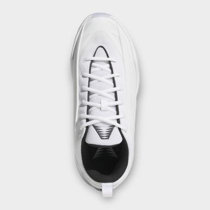 Men's adidas Believe That 1 Basketball Shoes - Cloud White/Core Black/Cloud White - Top view