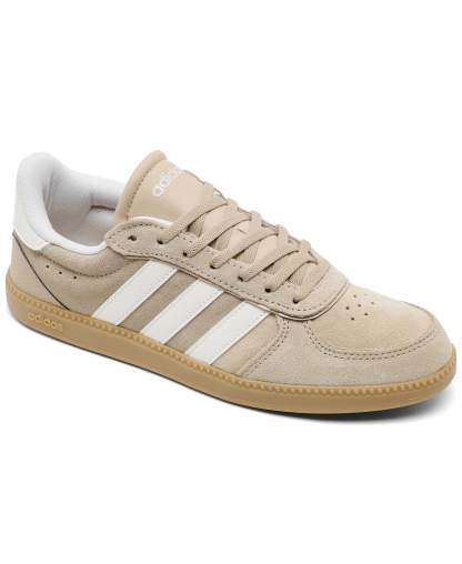 adidas Big Kids Breaknet Sleek Casual Sneakers from Finish Line - Magic Beige