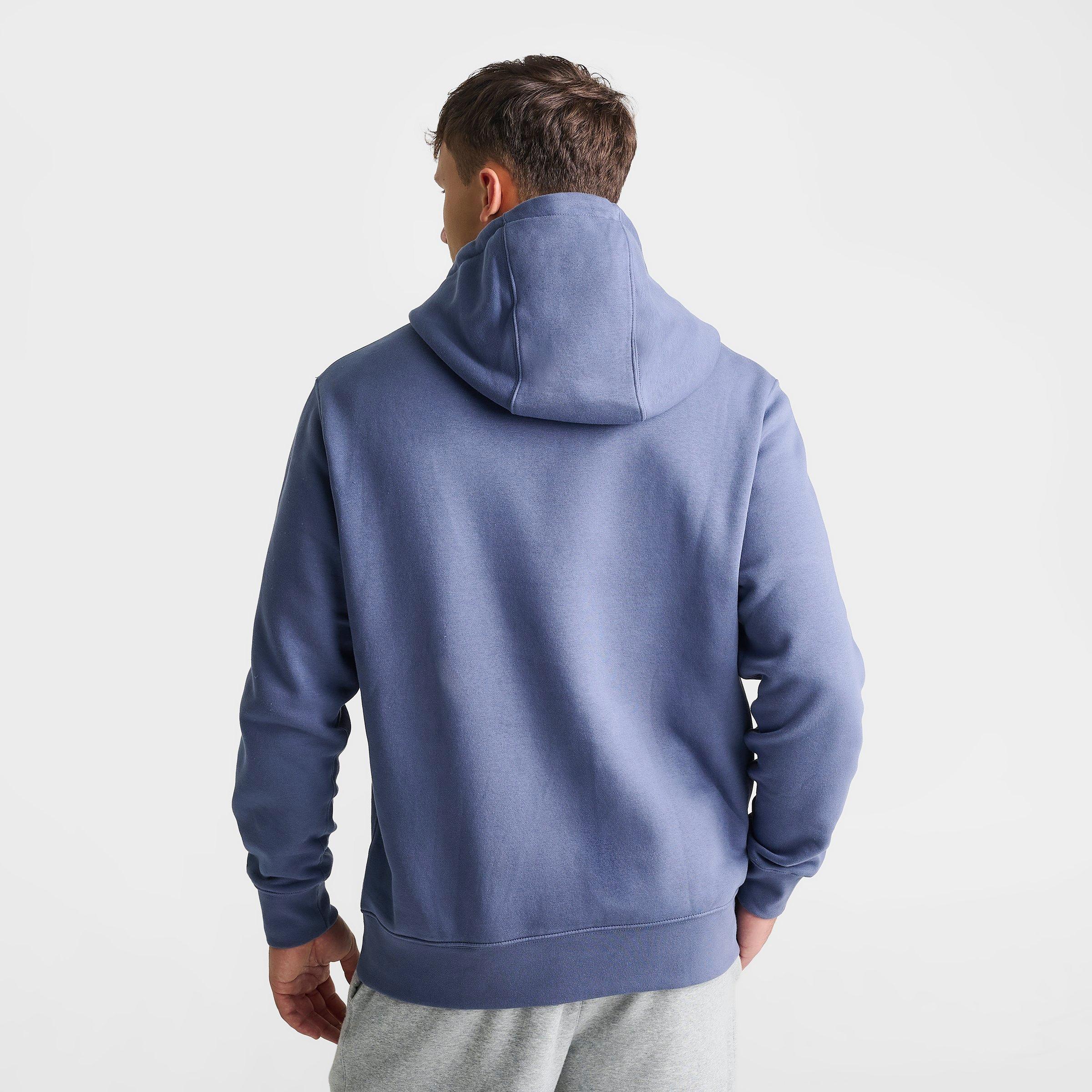 Men's Nithtke Club Fleece Premium Embroidered Pullover Hoodie - Part 1 - Diffused Blue/Diffused Blue/White