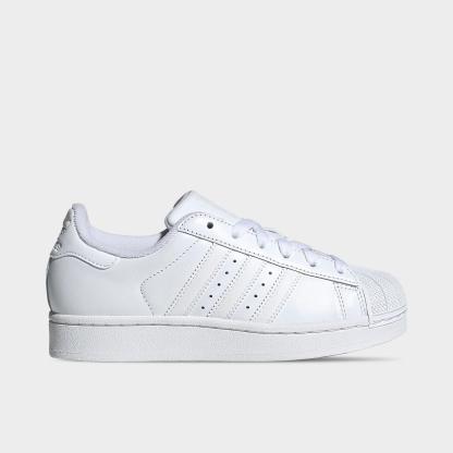 Big Kids' adidas Originals Superstar II Casual Shoes - White/White/White - view 1