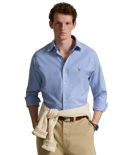 Polo Ralph Lauren Men's Classic-Fit Performance Oxford Shirt - Bsr Blue