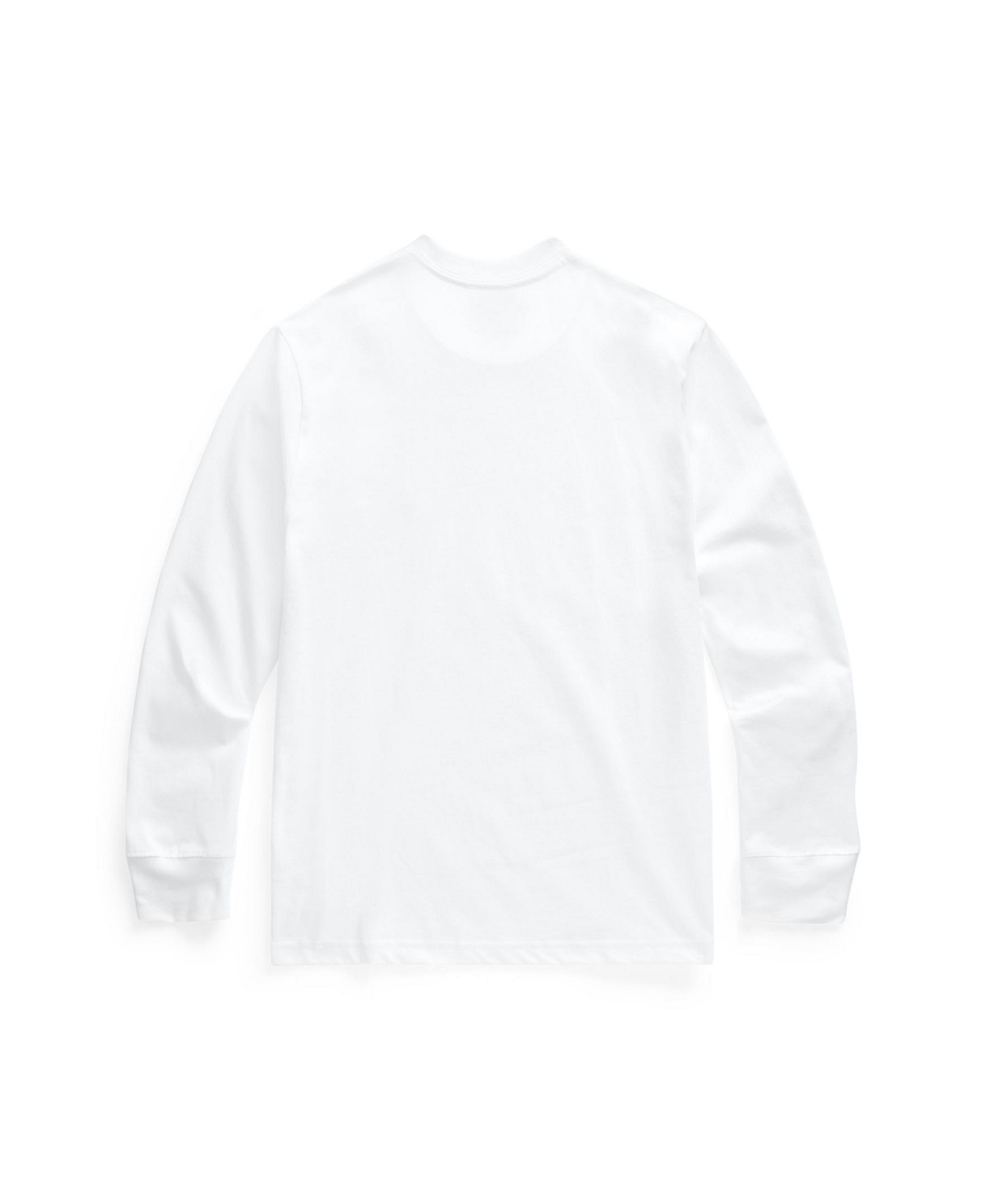 Polo Ralph Lauren Boys' 8-20 Cotton Jersey Long-Sleeve T-shirt - White