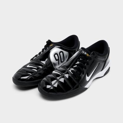 Men's Nithtke Total 90 Casual Shoes - Part 2 - Black/White/Metallic Silver - Both shoes facing left
