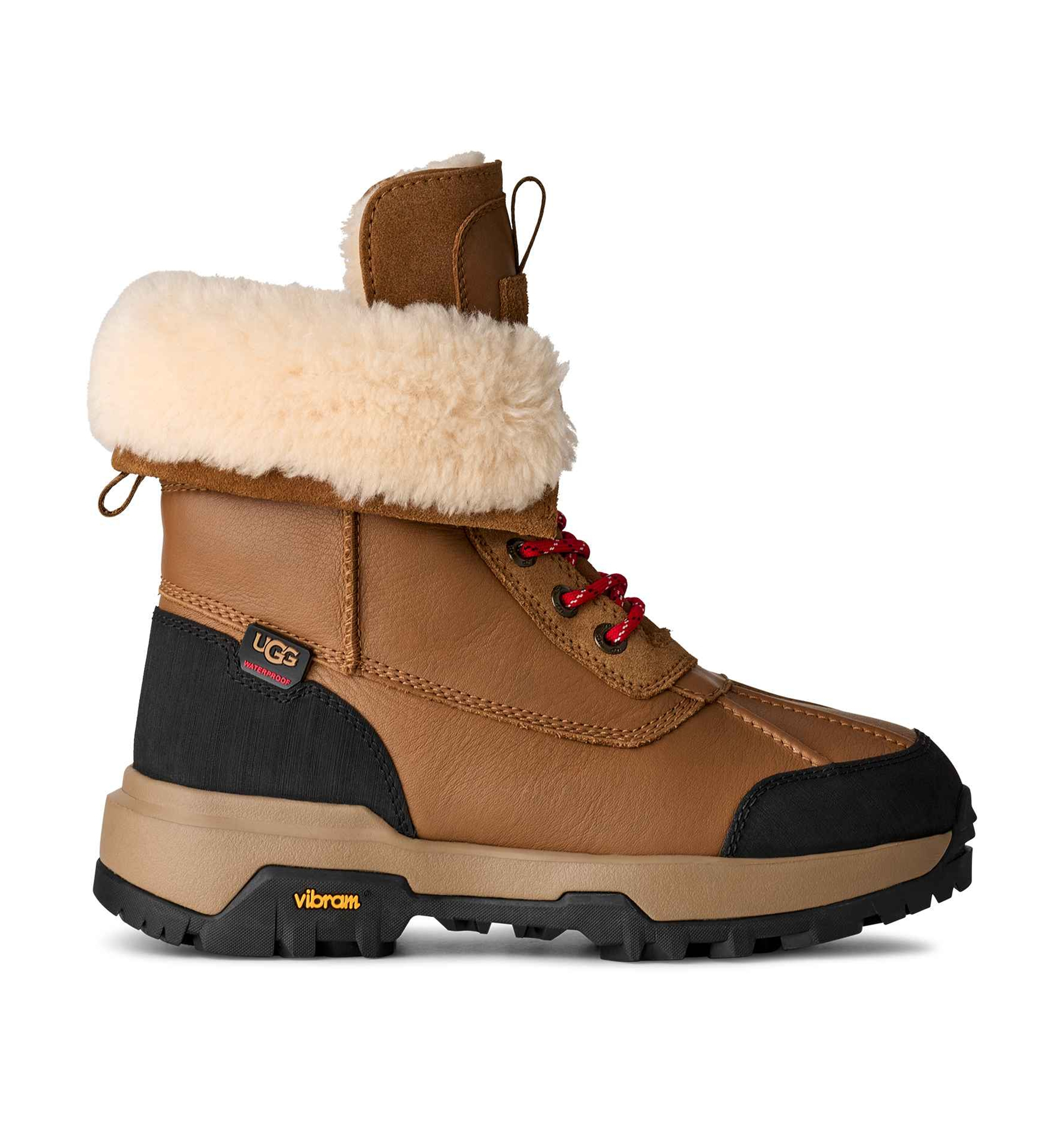 UGG® Women's Adirondack XXV Round Toe Boots - Chestnut