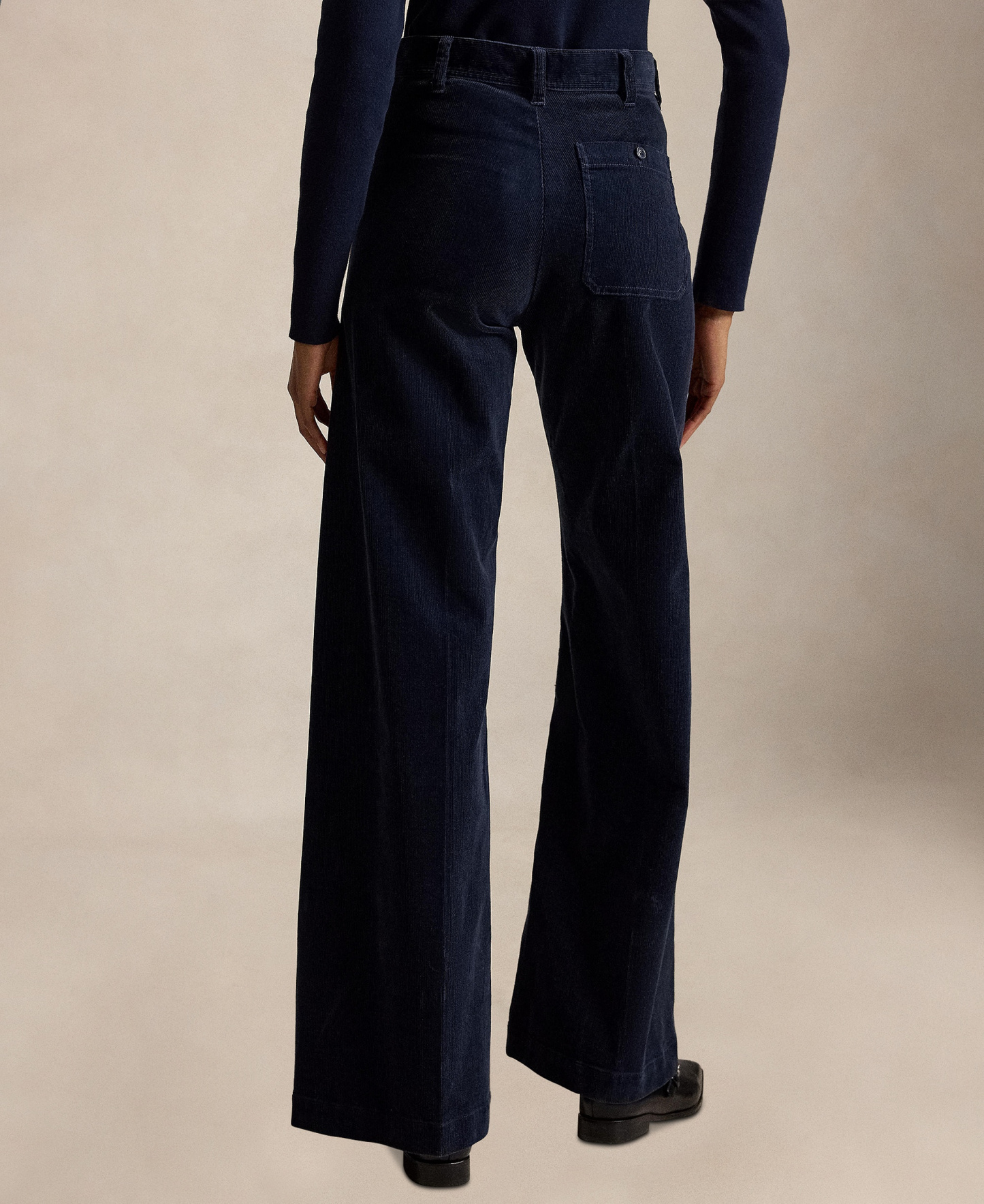 Polo Ralph Lauren Women's Beaton Corduroy Flared Pants - Navy