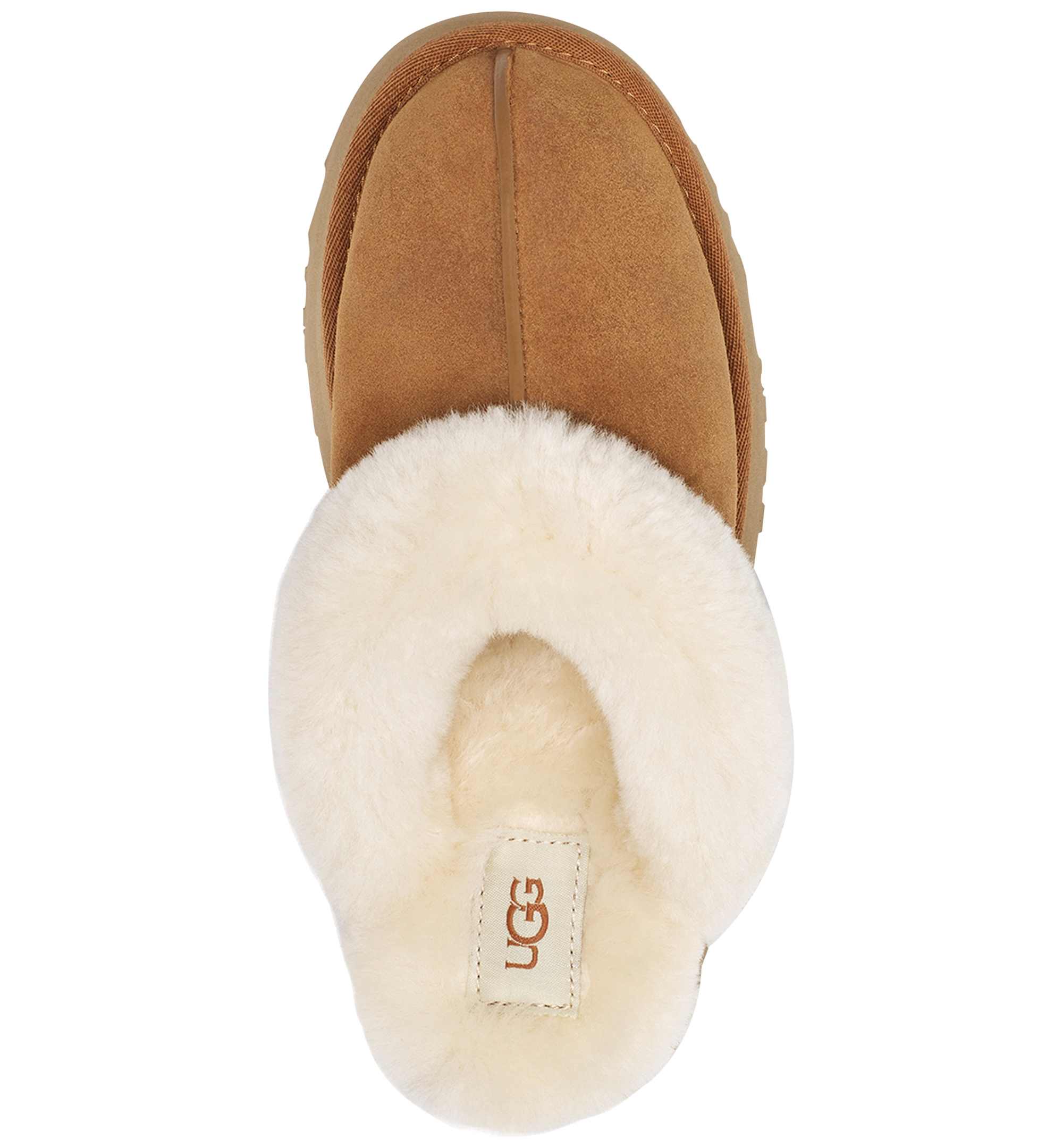 UGG® Women's Disquette Slip-On Clog Slippers - Chestnut
