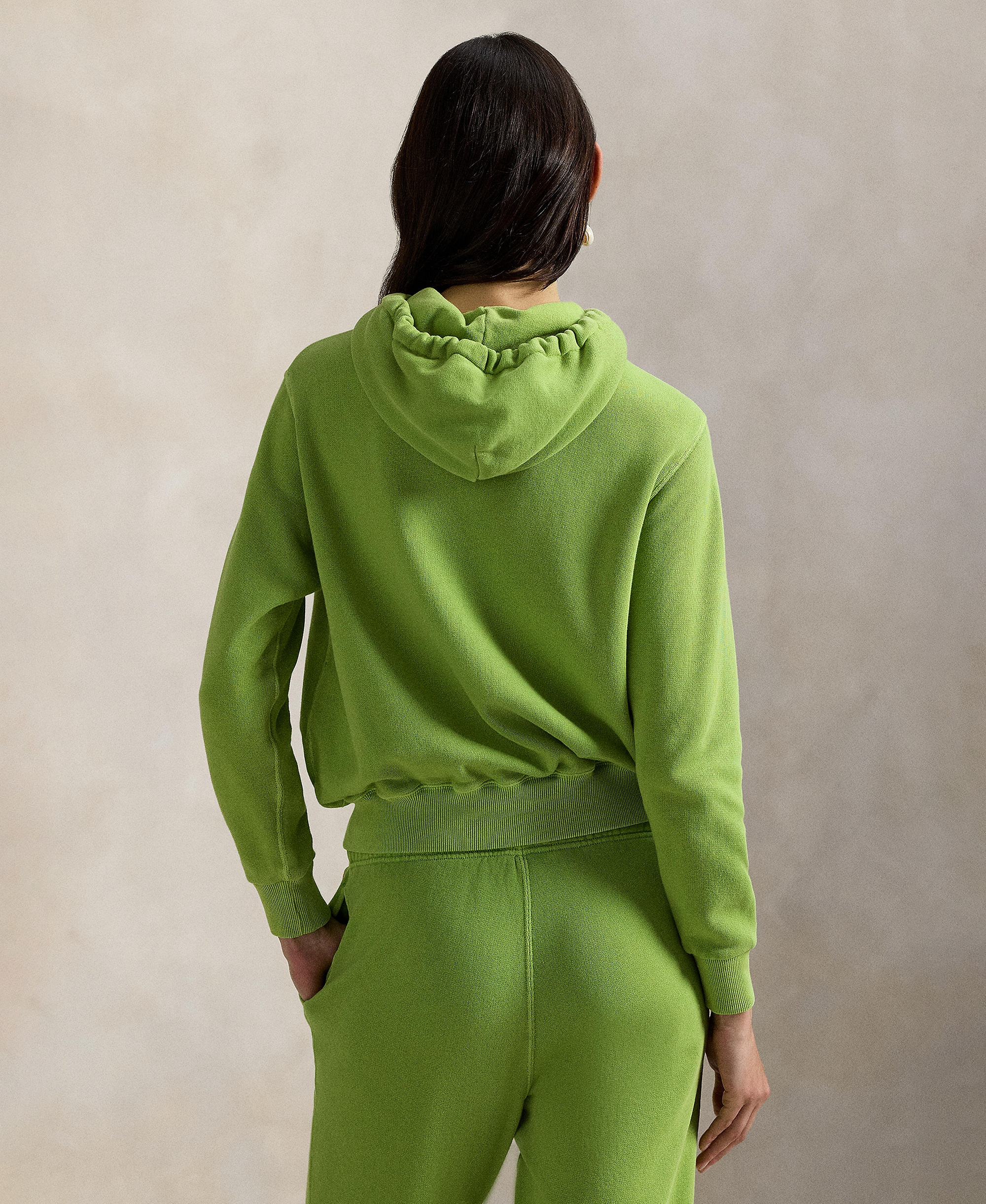 Polo Ralph Lauren Women's Full-Zip Drawstring Hoodie - Parakeet Green
