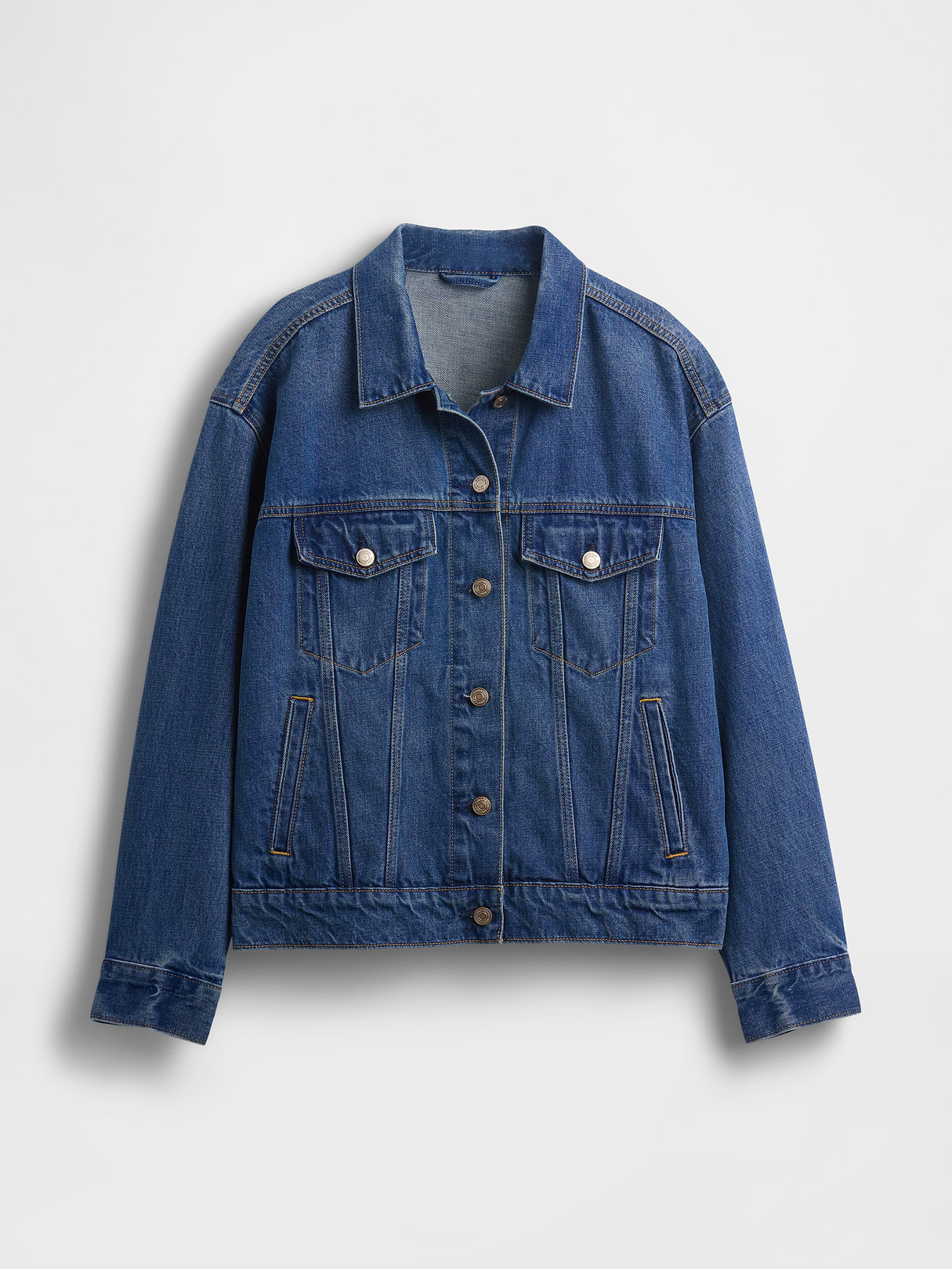 Oversized Icon Denim Jacket - Medium wash