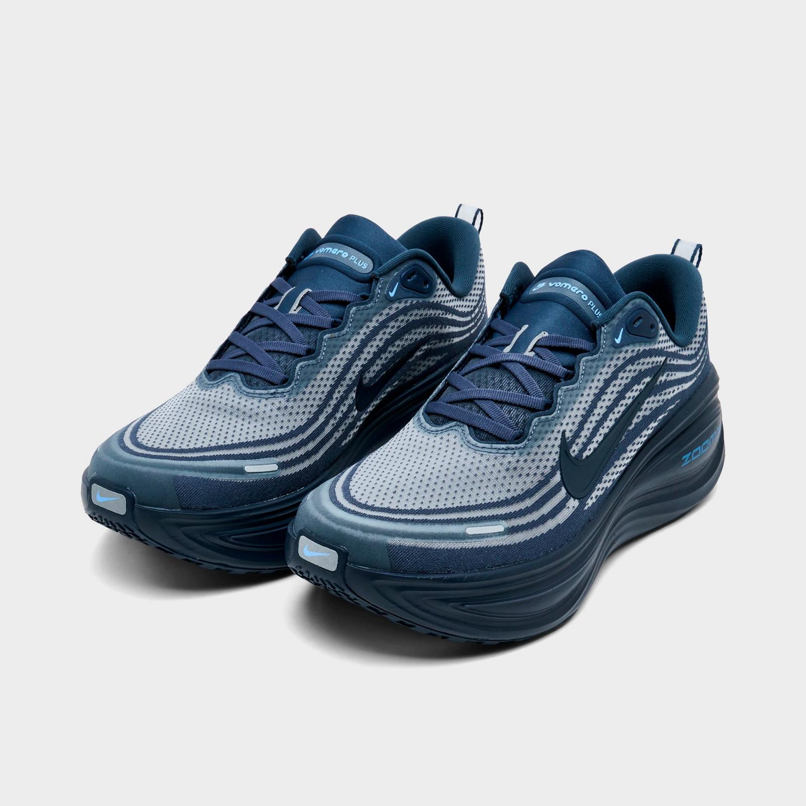Men's Nike Vomero Plus Running Shoes - Thunder Blue/Ashen