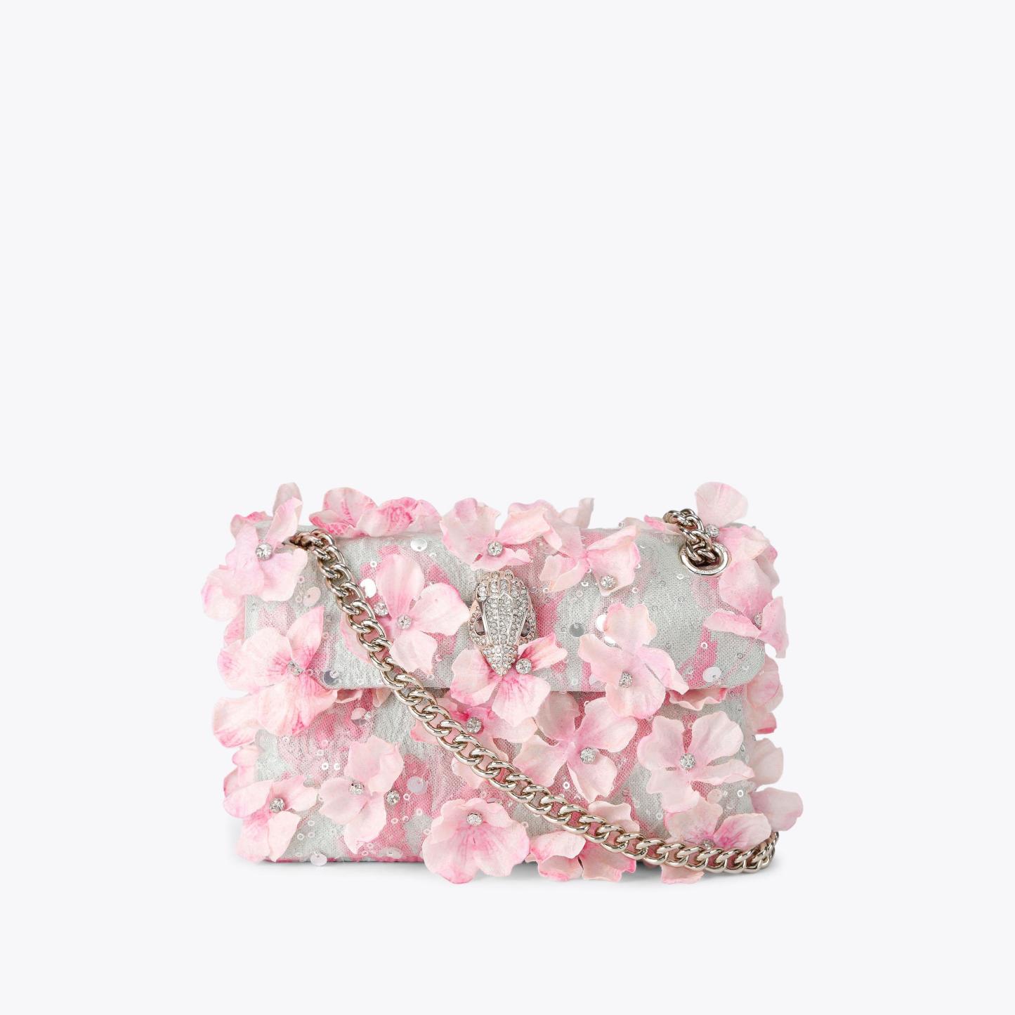 Kurt Geiger London Mini Kensington Flower Bag - Green