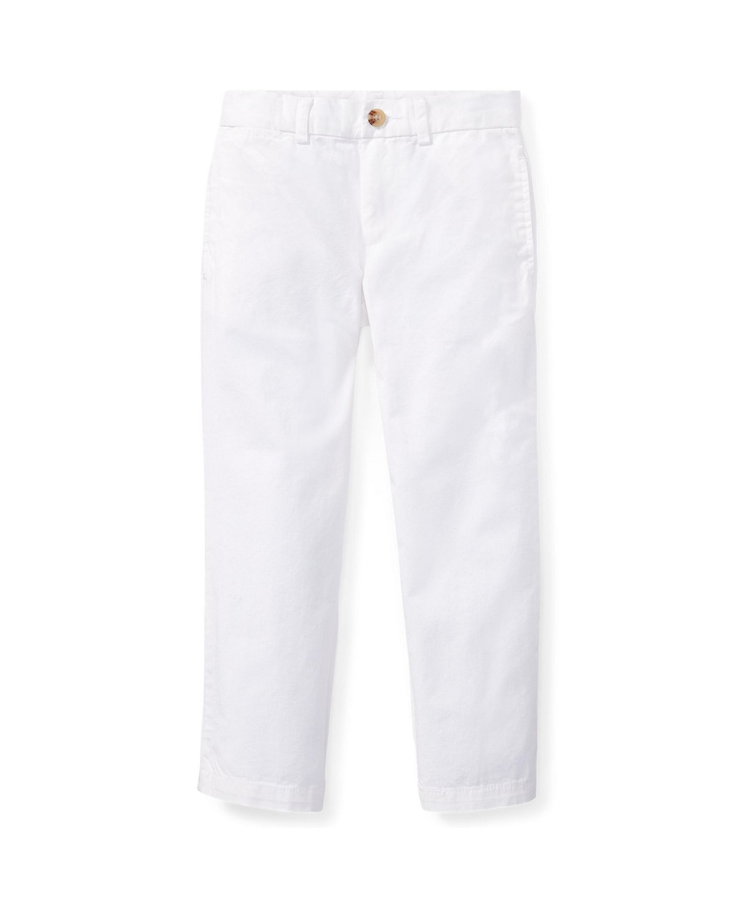 Polo Ralph Lauren Boys' 2-7 Straight-Fit Twill Pant - White