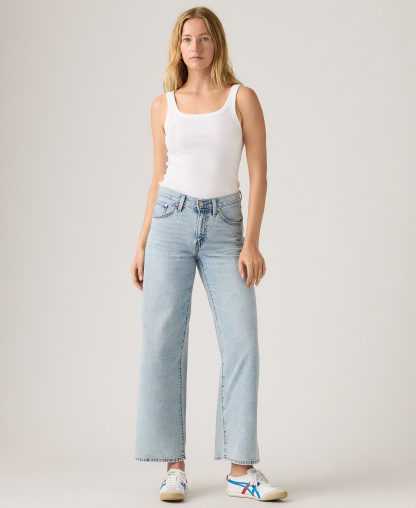 Levi's Women's Middy Wide-Leg Ankle Jeans - Main Character