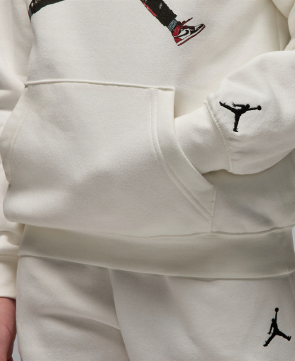 Jordan Boys' 8-20 Long-Sleeve Graphic Hoodie - Sail