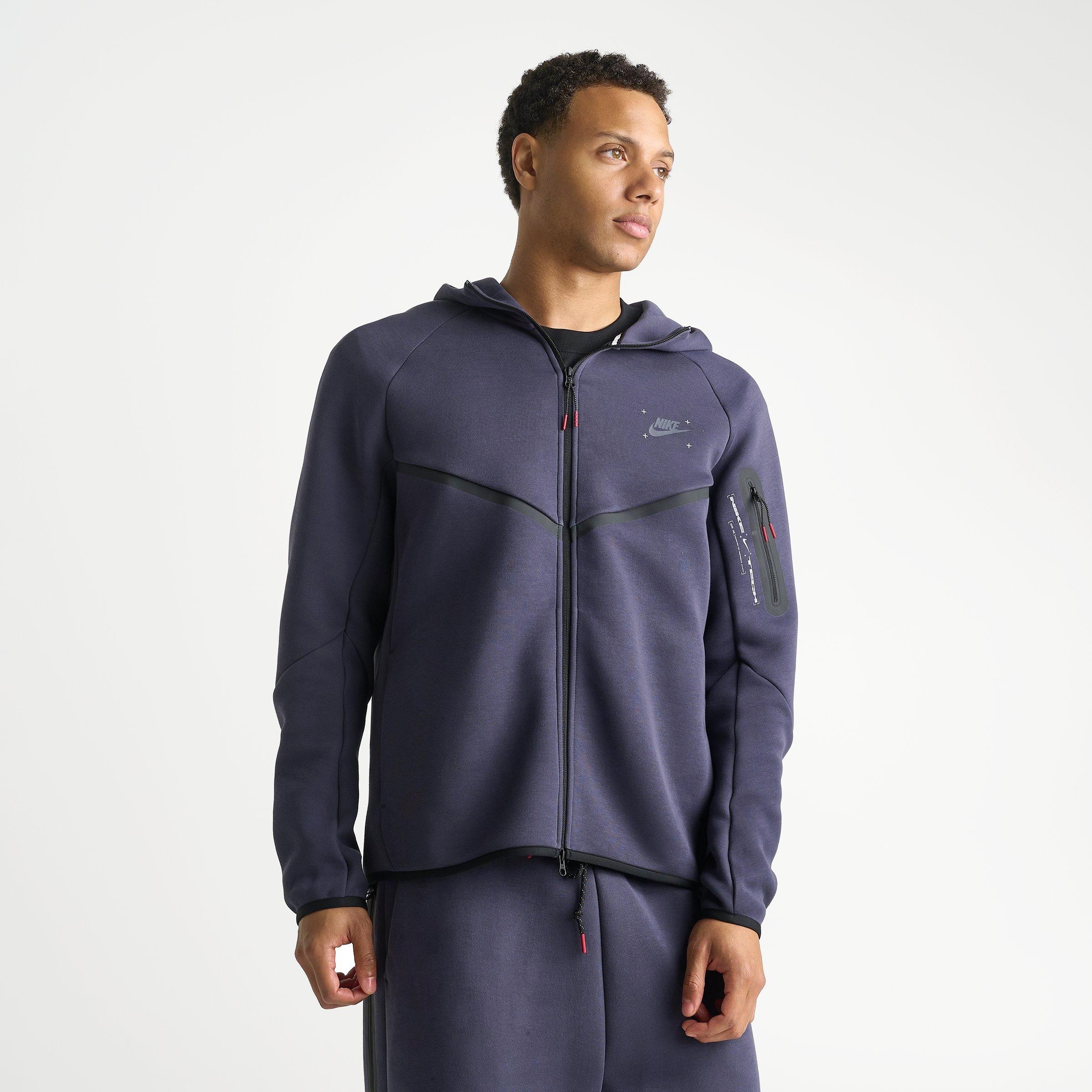 Men's Nithtke Tech Fleece Windrunner Graphic Full-Zip Hoodie - Gridiron/Black