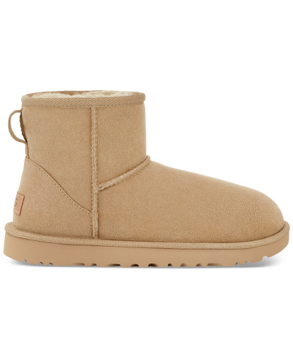 UGG® Women's Classic II Pull-On Mini Booties - Mustard Seed