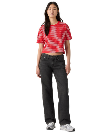 Levi's Women's Superlow Straight Jeans - Mic Dropped