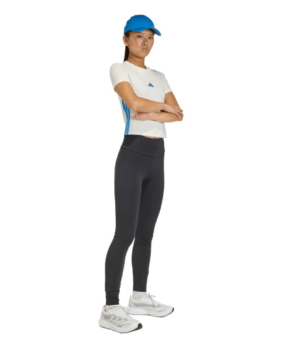 adidas Women's Essentials Slim-Fit Short-Sleeve Baby T-Shirt - White