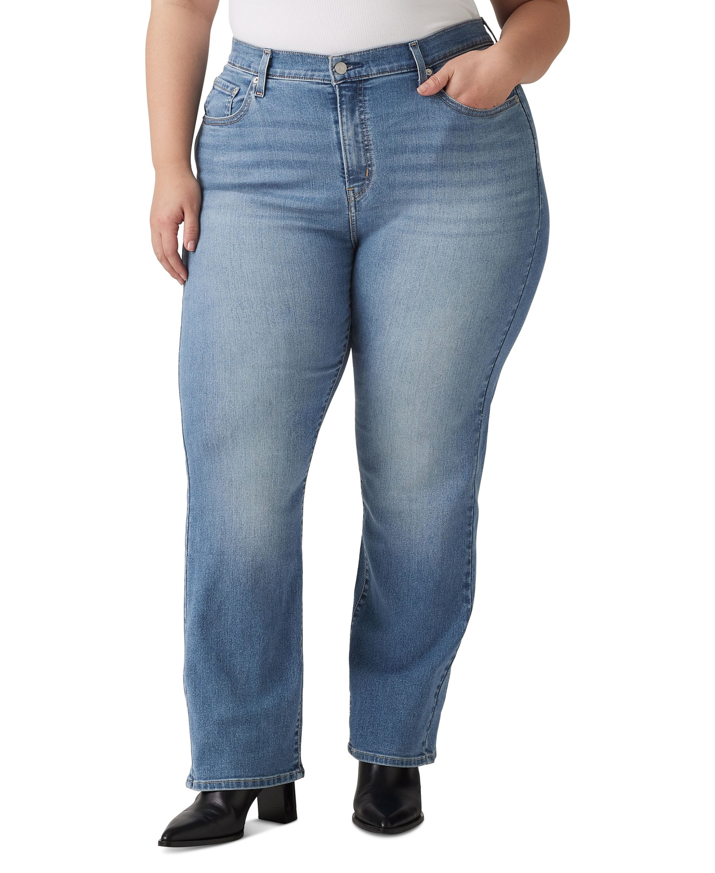 Levi's Women's 724 Straight-Leg Jeans - Eternal Indigo Mid