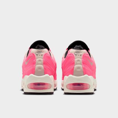 Women's Nike Air Max 95 Big Bubble Casual Shoes - Pink Glow/Off Noir/Pearl Pink/Metallic Silver