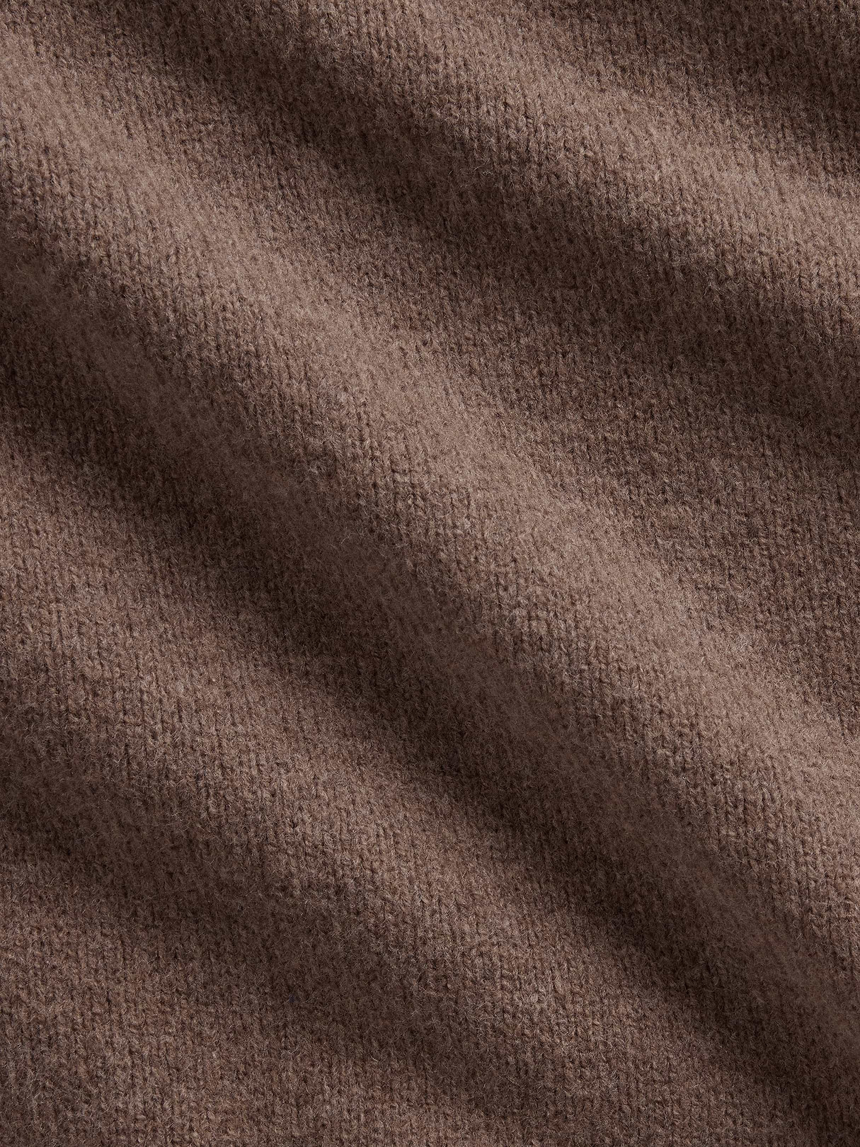 CashSoft Crew Sweater - Cool brown heather