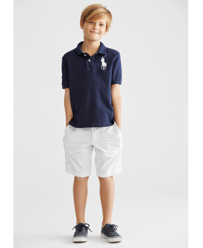 Polo Ralph Lauren Toddler, Little and Big Boys Cotton Mesh Polo - x