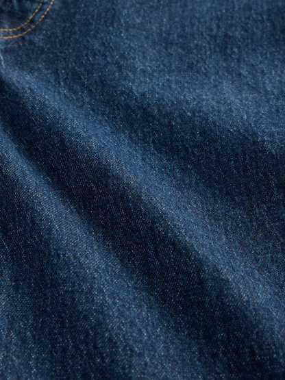 High Rise Cheeky Straight Jeans - Dark indigo v2