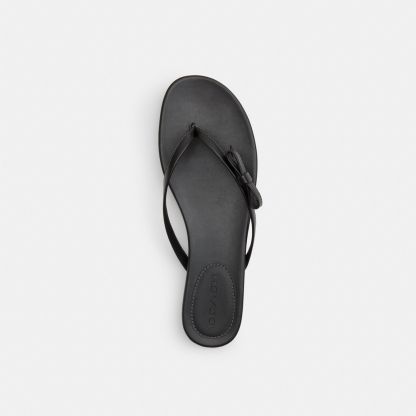 Bow Flip Flop - Black - view 3