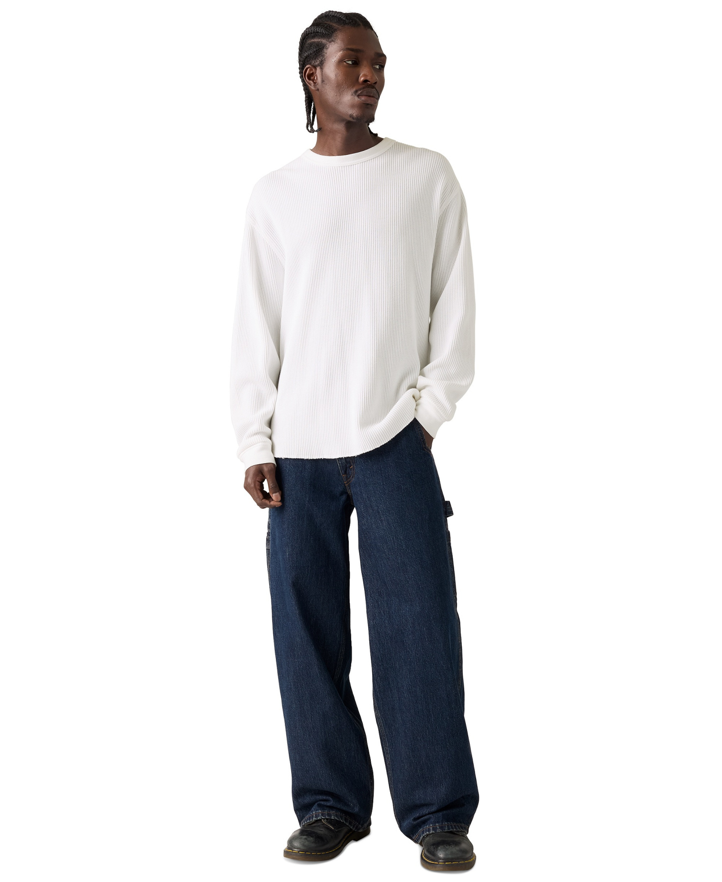 Levi's Men's Baggy Utility Zip-Fly Jeans - Rinse Crusader