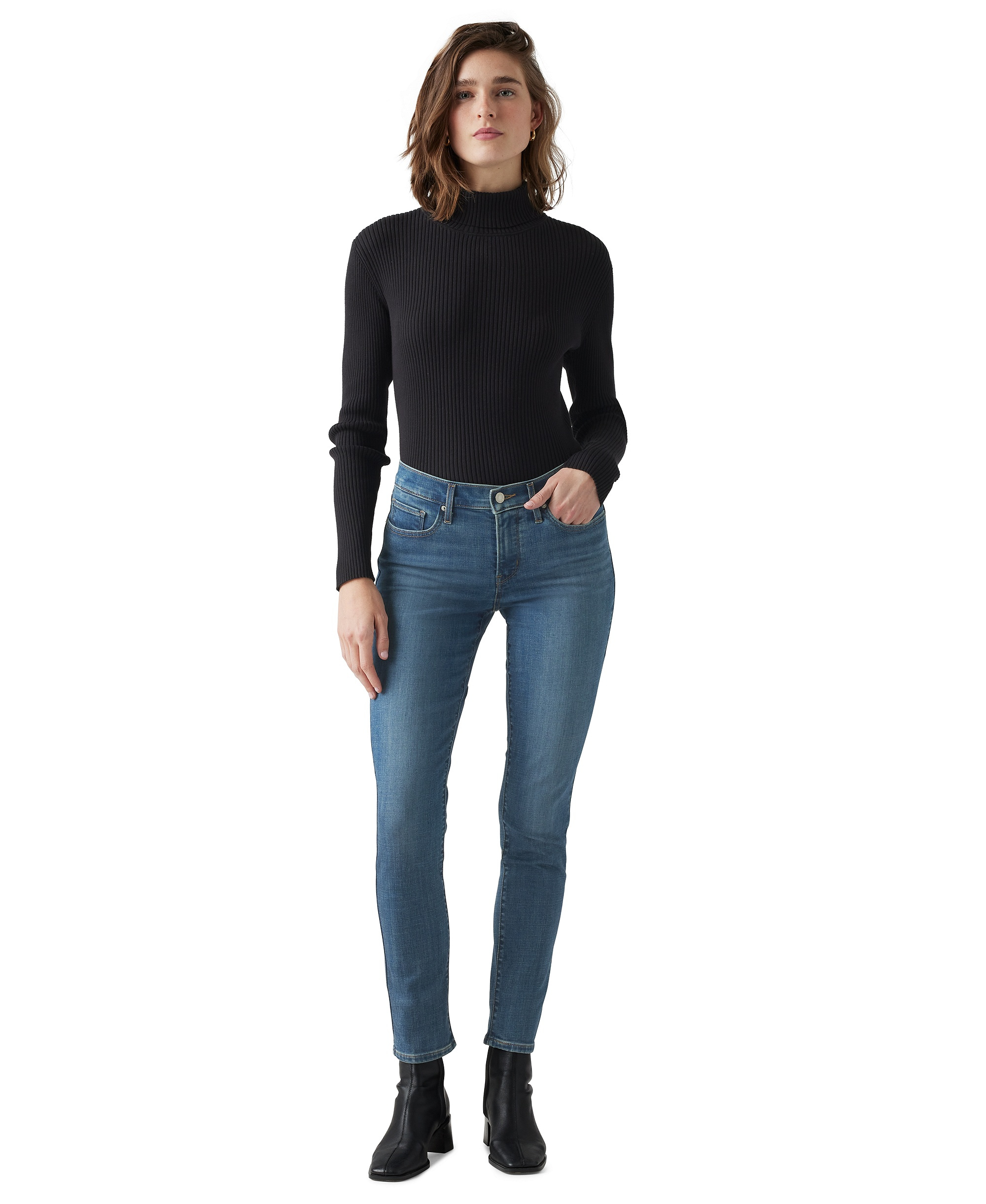 Levi's Women's 311 Shaping Skinny Jeans in Short Length - Lapis Gallop