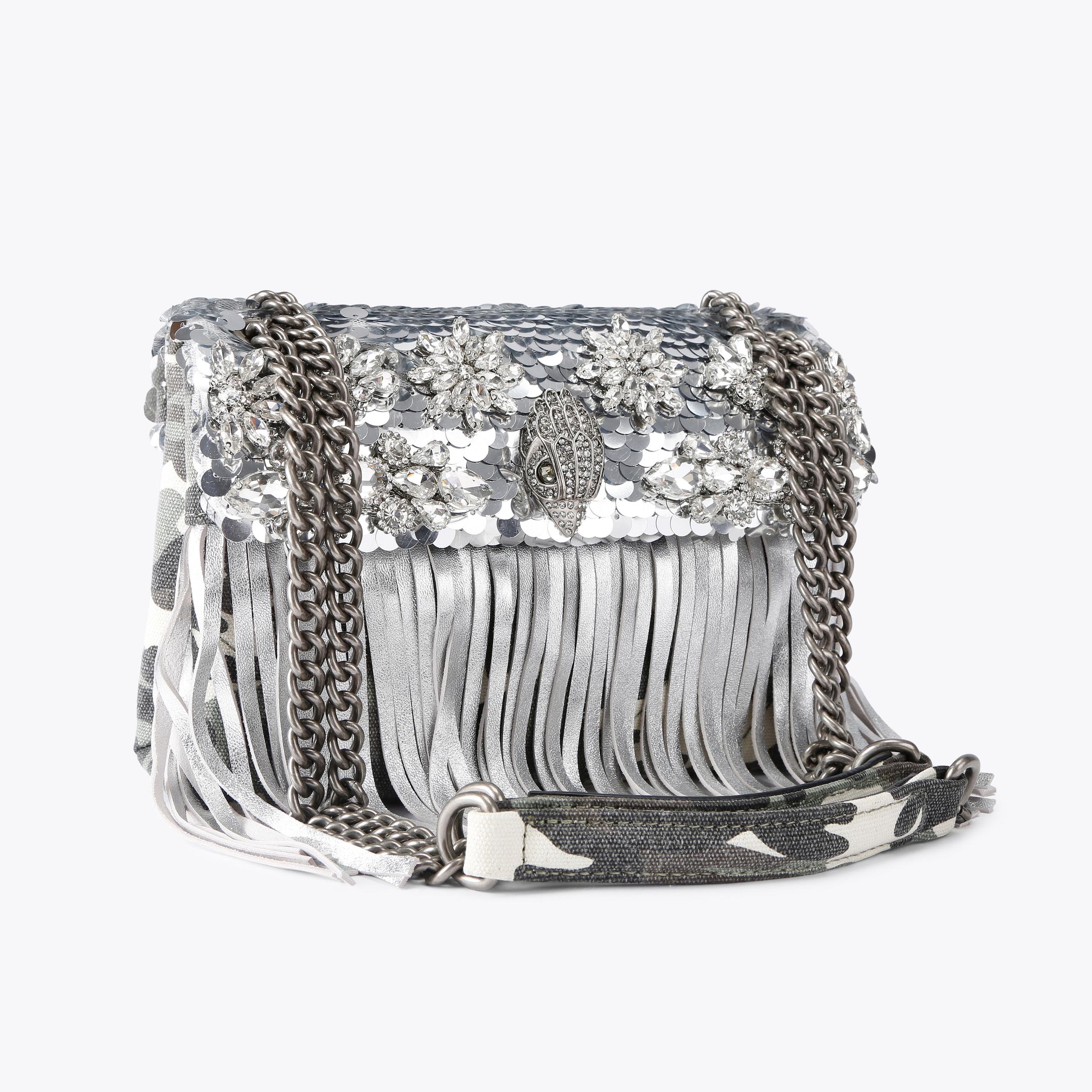 Kurt Geiger London Medium Kensington Fringe Bag - Metallics - view 3